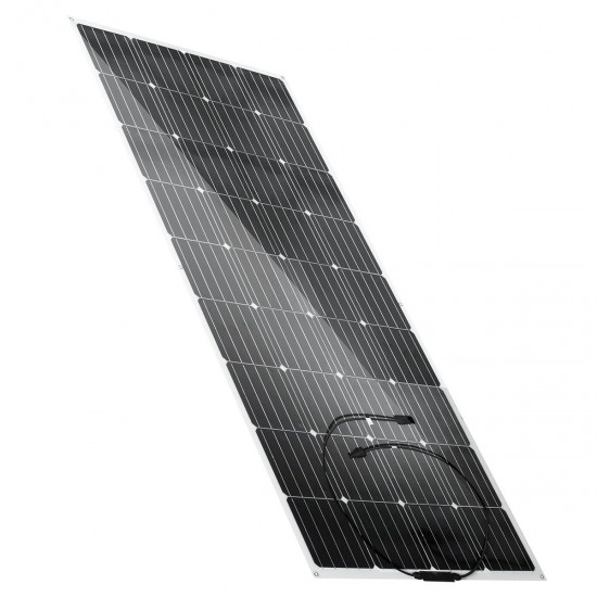 150W 18V 1470*670*3MM Semi-flexible Front Wiring Monocrystalline PET Solar Panel with MC4 Connector