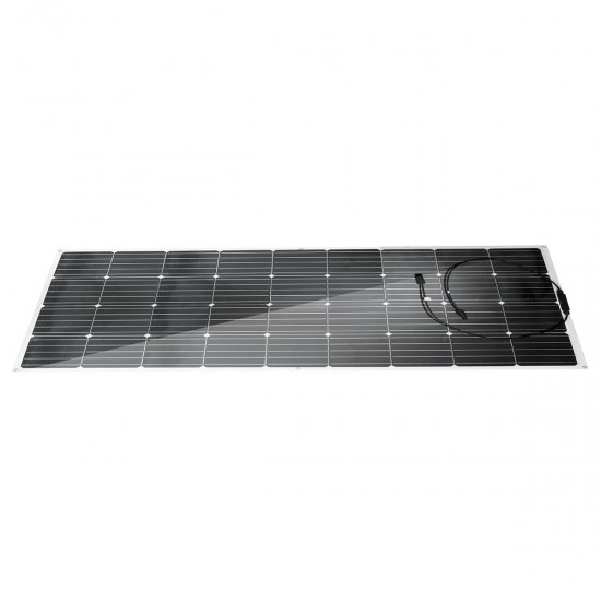 150W 18V 1470*670*3MM Semi-flexible Front Wiring Monocrystalline PET Solar Panel with MC4 Connector