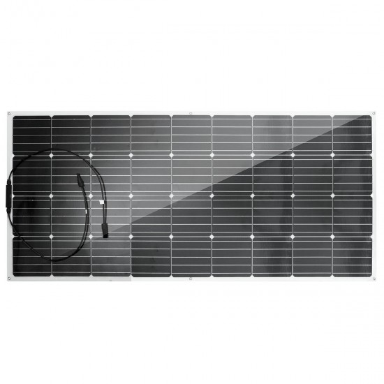 150W 18V 1470*670*3MM Semi-flexible Front Wiring Monocrystalline PET Solar Panel with MC4 Connector