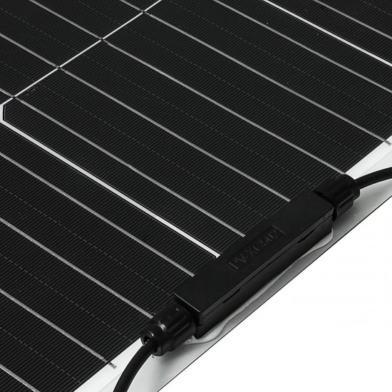 150W 18V 1470*670*3MM Semi-flexible Front Wiring Monocrystalline PET Solar Panel with MC4 Connector