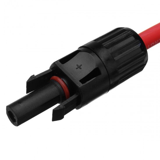 1M AWG10 Black or Red MC4 Connector Solar Panel Extension Cable Wire