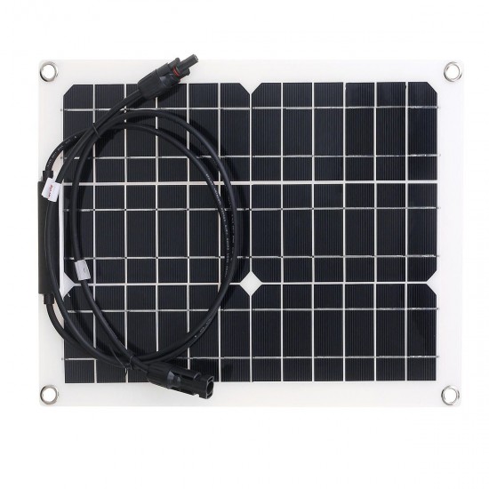 30W 18V Monocrystalline Solar Panel For Motorhome Boat MC4 Connector Waterproof Solar Power Panel