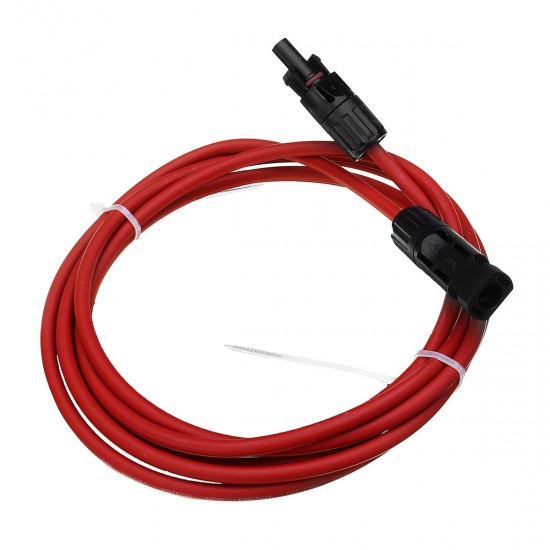 3M AWG12 Black or Red MC4 Connector Solar Panel Extension Cable Wire