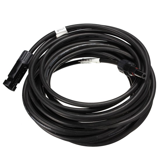 3inch/10inch/20inch/30inch/50inch/100inch 6MM2 Solar Extension Cable Wire with Male Female MC4 Connector