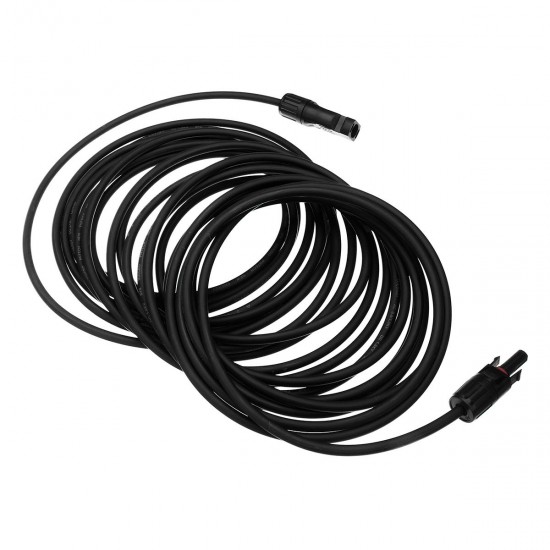 Black/Red 10M 12AWG Solar Panel Extension Cable Wire With MC4 Connector Black/Red 10M 12AWG Solar Panel Extension Cable Wire With MC4 Connector