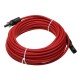 Black/Red 10M 12AWG Solar Panel Extension Cable Wire With MC4 Connector