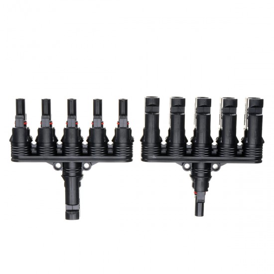 MC4 T Branch Solar Panel Male to Female Connectors 2/3/4/5 Branch Connector IP65