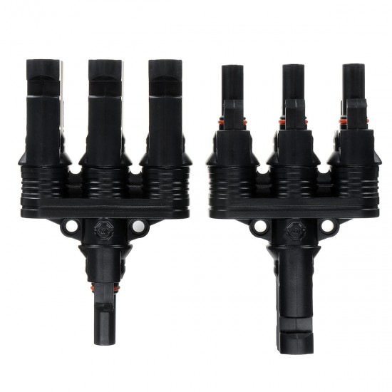 MC4 T Branch Solar Panel Male to Female Connectors 2/3/4/5 Branch Connector IP65 MC4 T Branch Solar Panel Male to Female Connectors 2/3/4/5 Branch Connector IP65