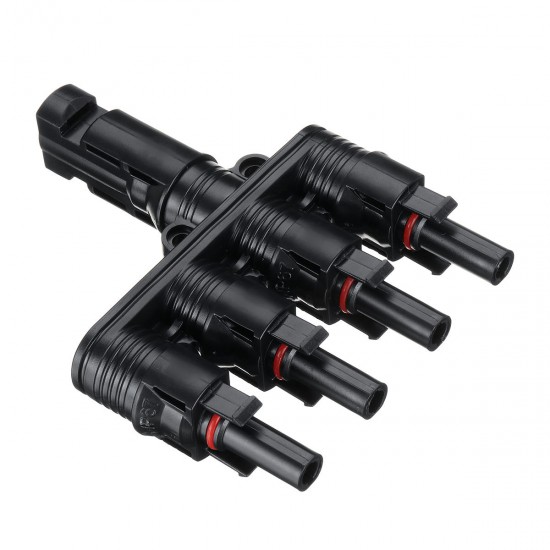 MC4 T Branch Solar Panel Male to Female Connectors 2/3/4/5 Branch Connector IP65 MC4 T Branch Solar Panel Male to Female Connectors 2/3/4/5 Branch Connector IP65
