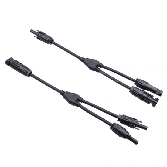 MC4 Y-branch PV Cable Connector Solar Panel Male & Female Connectors for Solar Cable 2.5mm²/4mm²/6mm² Waterproof IP67