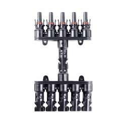 MC4T-A3 MC4 M/FM Solar Panel 5 to 1 T Branch 30A Solar Panel Connector Cable Coupler Combiner