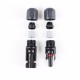 MC4X-B2 Male and Female MC4 Solar Panel Cable Connector Suitable Cable Cross Sections