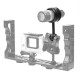 PU254 1 Inch Ball Head Mount Adapter Magic Arm To Diving Light Fixed Clip for Underwater Diving Strobe Housing Light