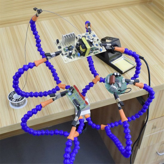 Aluminum Alloy Lead-free Soldering Station Helping Hands For Soldering RC Parts Aluminum Alloy Lead-free Soldering Station Helping Hands For Soldering RC Parts
