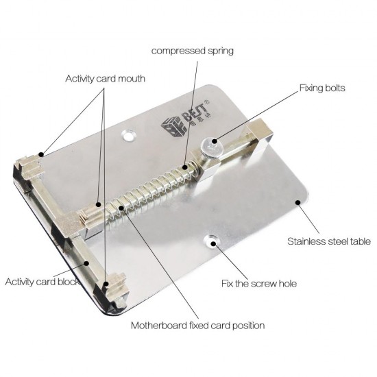 BST-001A Mobile Phone Board Repair Fixture PCB Holder Fixture BGA Soldering Work Station Platform For Mortherboard Reppair Clamp