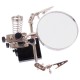 BST-268Z 5X Magnifying Glass Repair Tools Loupe Magnifier Tool Alligator Clip Soldering Solder Iron Stand