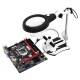 DIY PCB Soldering Desk Magnifier LED Light Magnifiers Soldering Iron Helping Hands Auxiliary Clamp Alligator Clip DIY PCB Soldering Desk Magnifier LED Light Magnifiers Soldering Iron Helping Hands Auxiliary Clamp Alligator Clip