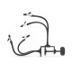 Desk Clamp Helping Hands Soldering Third Hand Tool with Aluminum Base PCB Holder Desk Clamp Helping Hands Soldering Third Hand Tool with Aluminum Base PCB Holder