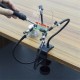 Desk Clamp Helping Hands Soldering Third Hand Tool with Aluminum Base PCB Holder Desk Clamp Helping Hands Soldering Third Hand Tool with Aluminum Base PCB Holder