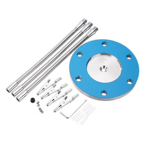 Full Aluminum Alloy 3 Arms Soldering Station CNC Base PCB Fixture Universal Strange Third Hand Welding Tools Full Aluminum Alloy 3 Arms Soldering Station CNC Base PCB Fixture Universal Strange Third Hand Welding Tools
