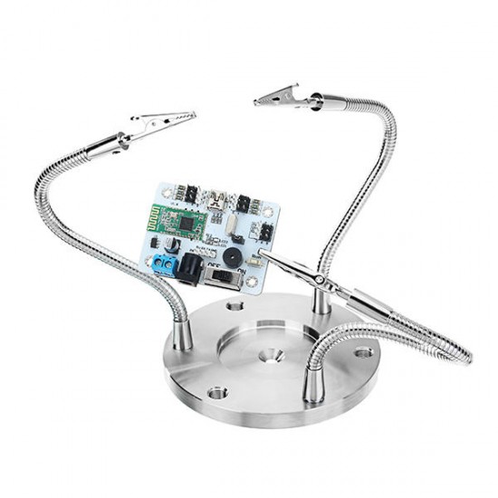 Full Aluminum Alloy 3 Arms Soldering Station CNC Base PCB Fixture Universal Strange Third Hand Welding Tools Full Aluminum Alloy 3 Arms Soldering Station CNC Base PCB Fixture Universal Strange Third Hand Welding Tools