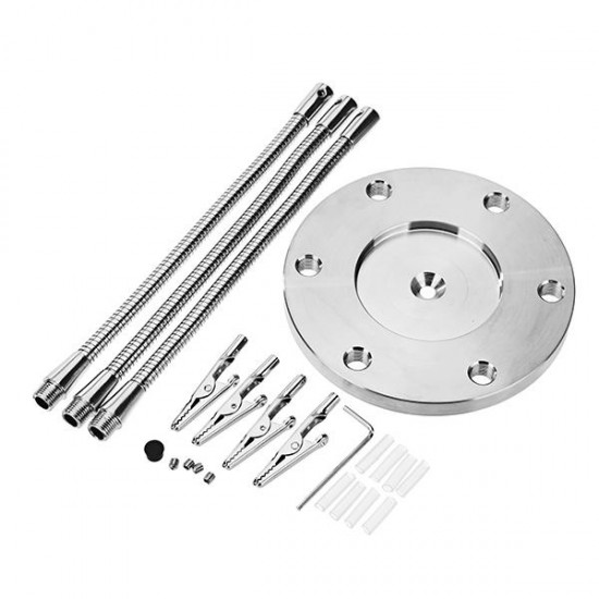 Full Aluminum Alloy 3 Arms Soldering Station CNC Base PCB Fixture Universal Strange Third Hand Welding Tools Full Aluminum Alloy 3 Arms Soldering Station CNC Base PCB Fixture Universal Strange Third Hand Welding Tools