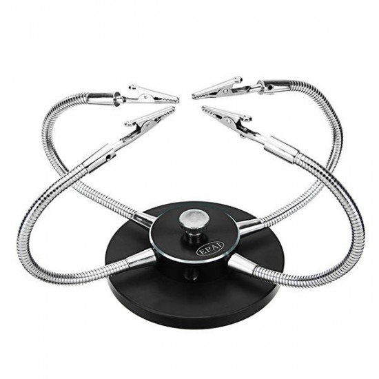 Full Aluminum Alloy 4 Arms Soldering Station CNC Base PCB Fixture Universal Strange Third Hand Welding Tools Full Aluminum Alloy 4 Arms Soldering Station CNC Base PCB Fixture Universal Strange Third Hand Welding Tools