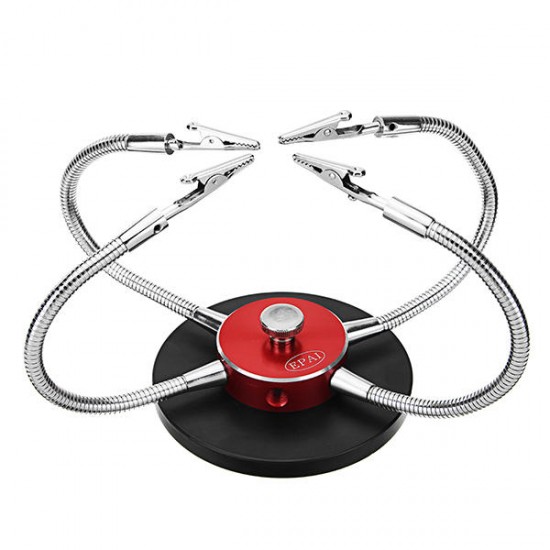 Full Aluminum Alloy 4 Arms Soldering Station CNC Base PCB Fixture Universal Strange Third Hand Welding Tools Full Aluminum Alloy 4 Arms Soldering Station CNC Base PCB Fixture Universal Strange Third Hand Welding Tools