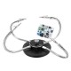 Full Aluminum Alloy 4 Arms Soldering Station CNC Base PCB Fixture Universal Strange Third Hand Welding Tools Full Aluminum Alloy 4 Arms Soldering Station CNC Base PCB Fixture Universal Strange Third Hand Welding Tools