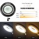 5X Magnifier Wireless Remote Control LED Lamp 3 Adjustable Lights Color for Reading Crafts Hobby DIY Welding