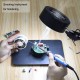 Adjustable Welding Soldering Exhaust Smoking Absorber with USB 3 Colors LED Light Smoking Device Air Filter Fan 33cm+33cm