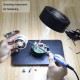 Adjustable Welding Soldering Exhaust Smoking Absorber with USB 3 Colors LED Light Smoking Device Air Filter Fan 33cm+33cm Adjustable Welding Soldering Exhaust Smoking Absorber with USB 3 Colors LED Light Smoking Device Air Filter Fan 33cm+33cm