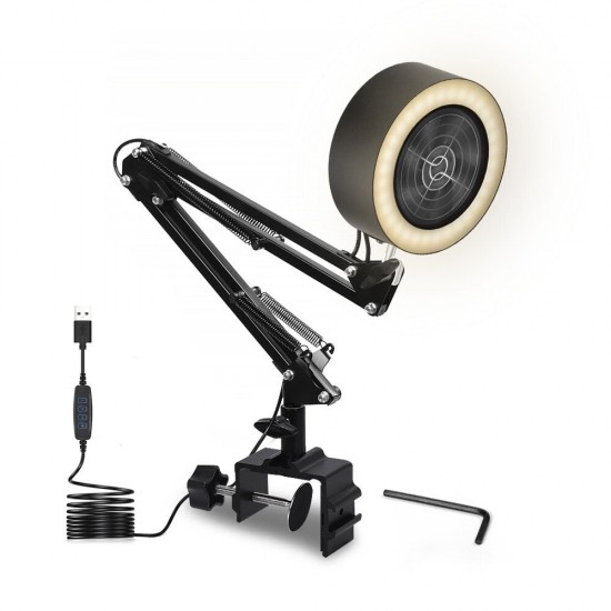 Adjustable Welding Soldering Exhaust Smoking Absorber with USB 3 Colors LED Light Smoking Device Air Filter Fan 22cm+22cm Adjustable Welding Soldering Exhaust Smoking Absorber with USB 3 Colors LED Light Smoking Device Air Filter Fan 22cm+22cm