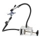 Bench Vise Aluminum Table Clamp Soldering Iron Holder Soldering Station PCB Fixture Helping Hands with 2 Flexible Arms