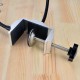 Bench Vise Aluminum Table Clamp Soldering Iron Holder Soldering Station PCB Fixture Helping Hands with 2 Flexible Arms