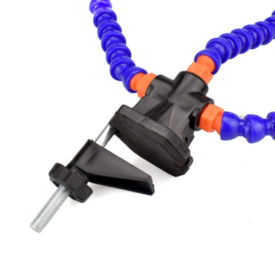 Bench Vise Table Clamp PCB Soldering Iron Station Holder Welding Repair Third Hand Tool with 3Pcs Flexible Arms Bench Vise Table Clamp PCB Soldering Iron Station Holder Welding Repair Third Hand Tool with 3Pcs Flexible Arms