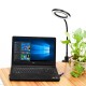 Flexible 5X USB 3 Colors Lamp Magnifier Clip-on Table Top Desk LED Reading Large Lens Illuminated Magnifying Glass Flexible 5X USB 3 Colors Lamp Magnifier Clip-on Table Top Desk LED Reading Large Lens Illuminated Magnifying Glass