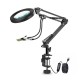 LED 5X Magnifier USB Lamp Table Clamp Soldering Helping Third Hand Soldering Station 2Pcs Flexible Arms Welding Tool LED 5X Magnifier USB Lamp Table Clamp Soldering Helping Third Hand Soldering Station 2Pcs Flexible Arms Welding Tool
