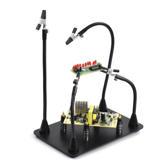 Magnetic PCB Board Fixed Clip Fixture Flexible Arm Soldering Third Hand Soldering Iron Holder Repair Tools Magnetic PCB Board Fixed Clip Fixture Flexible Arm Soldering Third Hand Soldering Iron Holder Repair Tools