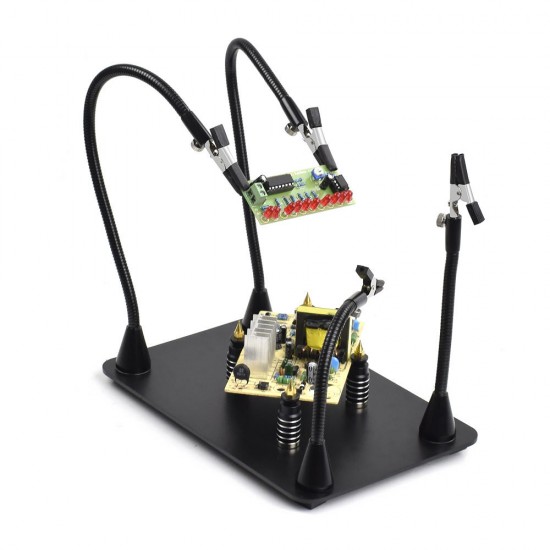Magnetic PCB Board Fixed Clip Fixture Flexible Arm Soldering Third Hand Soldering Iron Holder Repair Tools Magnetic PCB Board Fixed Clip Fixture Flexible Arm Soldering Third Hand Soldering Iron Holder Repair Tools