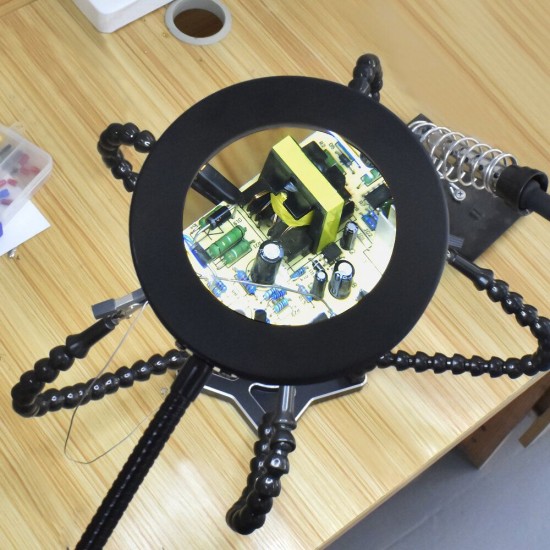 Remote Control Desk Lamp 5X LED Magnifying Glass Table Clamp Flexible Arm Welding Magnifier for Repairing Reading Lighting Tools Remote Control Desk Lamp 5X LED Magnifying Glass Table Clamp Flexible Arm Welding Magnifier for Repairing Reading Lighting Tools