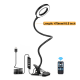 Remote Control Desk Lamp 5X LED Magnifying Glass Table Clamp Flexible Arm Welding Magnifier for Repairing Reading Lighting Tools