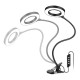 Remote Control Desk Lamp 5X LED Magnifying Glass Table Clamp Flexible Arm Welding Magnifier for Repairing Reading Lighting Tools Remote Control Desk Lamp 5X LED Magnifying Glass Table Clamp Flexible Arm Welding Magnifier for Repairing Reading Lighting Tools