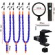 Soldering Iron Holder Table Clamp 3X-5X Magnifying Glass USB LED Flashlight Soldering Station Welding Repair Tool Soldering Iron Holder Table Clamp 3X-5X Magnifying Glass USB LED Flashlight Soldering Station Welding Repair Tool