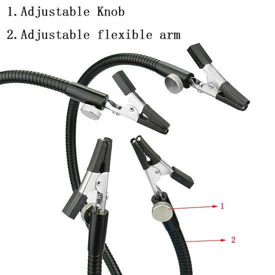 Strong Magnetic Flexible Arm Third Helping Hand PCB Circuit Board Fixture Stand Soldering Iron Holder Welding Tools Strong Magnetic Flexible Arm Third Helping Hand PCB Circuit Board Fixture Stand Soldering Iron Holder Welding Tools