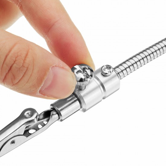 P011 300mm Universal Soldering Clamp Clip Magnetic Base PCB Fixture Tools DIY Hands Free Clip Suitable for Any Metal P011 300mm Universal Soldering Clamp Clip Magnetic Base PCB Fixture Tools DIY Hands Free Clip Suitable for Any Metal