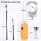 PCB Circuit Board Soldering Iron Fixture Holder 5 Flexible Metal Arms Third Hand Soldering Stand Welding Tool LED Magnifier PCB Circuit Board Soldering Iron Fixture Holder 5 Flexible Metal Arms Third Hand Soldering Stand Welding Tool LED Magnifier
