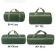 Portable Canvas Heavy Duty Tool Bag Pockets Carry Auto Repair Kit Round Bag