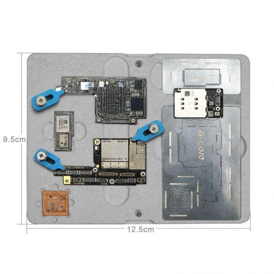 SS-601K Duble-sided Magnetic Fixed Motherboard Tinning PCB Fixture Set for iphone X XS MAX Motherboard Tinning Fixture Repair Tool SS-601K Duble-sided Magnetic Fixed Motherboard Tinning PCB Fixture Set for iphone X XS MAX Motherboard Tinning Fixture Repair Tool