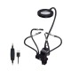 Table Clamp Soldering Stand USB 3X LED Illuminated Magnifier Bench Vise Soldering Holder Welding Third Hand Tool Table Clamp Soldering Stand USB 3X LED Illuminated Magnifier Bench Vise Soldering Holder Welding Third Hand Tool